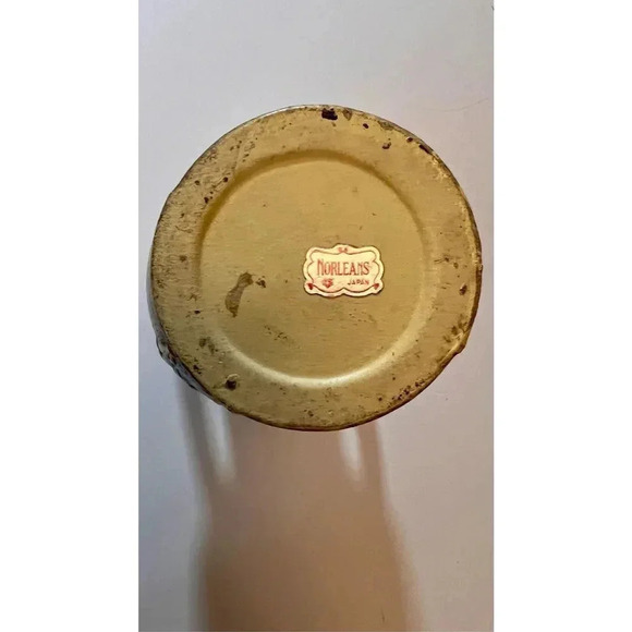 Vintage NORLEANS Jug Vase Greek Motif Pottery Vase  7” Japan - Picture 5 of 9